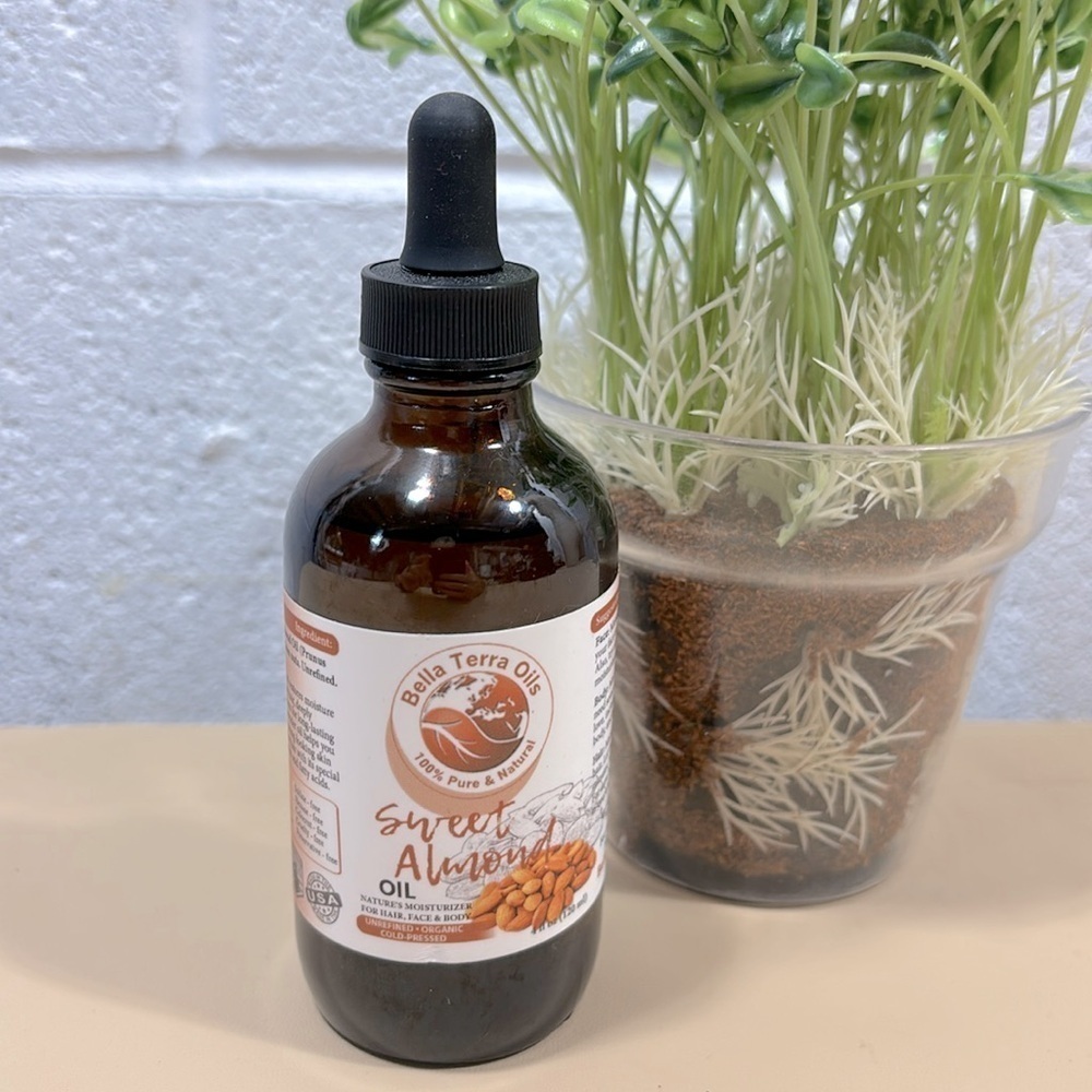 NWOT Unrefined, organic 100% pure and natural sweet almond oil​​​​​​​​